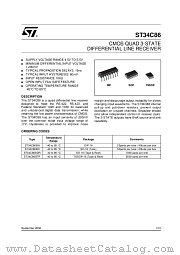 ST34C86BD datasheet pdf ST Microelectronics