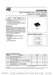 STS4DPF30L datasheet pdf ST Microelectronics