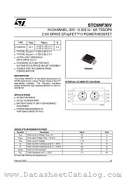 STC6NF30V datasheet pdf ST Microelectronics