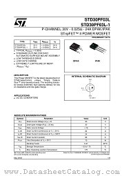 STD30PF03L datasheet pdf ST Microelectronics