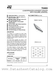 TS4855IJT datasheet pdf ST Microelectronics