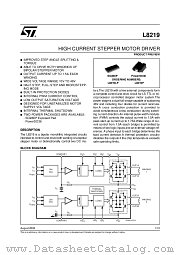 L8219LP datasheet pdf ST Microelectronics