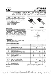 STP14NF12FP datasheet pdf ST Microelectronics