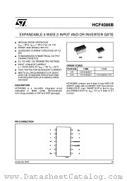 HCF4086M013TR datasheet pdf ST Microelectronics