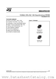 M68AR024D datasheet pdf ST Microelectronics