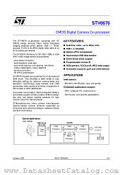 STV0676 datasheet pdf ST Microelectronics