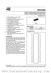 B5S16862TTR datasheet pdf ST Microelectronics