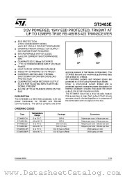 ST3485EBDR datasheet pdf ST Microelectronics