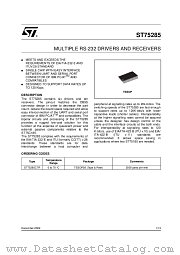 ST75285CTR datasheet pdf ST Microelectronics