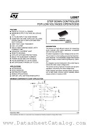L6997DTR datasheet pdf ST Microelectronics