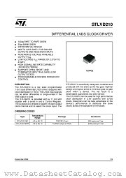 STLVD2101BF datasheet pdf ST Microelectronics