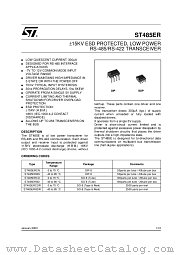 ST485ERCD datasheet pdf ST Microelectronics