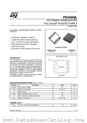 PD54008L datasheet pdf ST Microelectronics