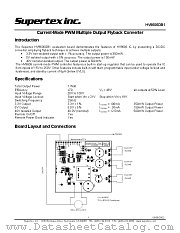 HV9606DB1 datasheet pdf Supertex Inc