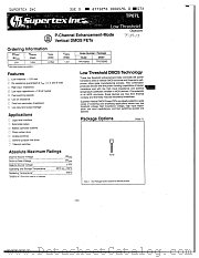 TP0702N3 datasheet pdf Supertex Inc