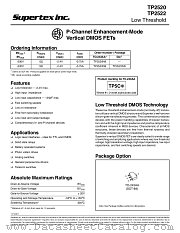 TP2522ND datasheet pdf Supertex Inc