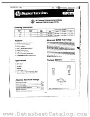 VN1120N5 datasheet pdf Supertex Inc