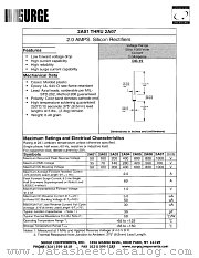 2A07 datasheet pdf Surge Components