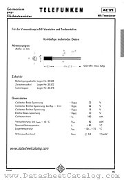 AC171 datasheet pdf TELEFUNKEN