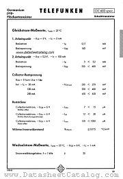 OC602 spez. datasheet pdf TELEFUNKEN