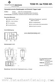 TCSS421 datasheet pdf TELEFUNKEN