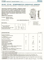 DT401 datasheet pdf Tesla Elektronicke