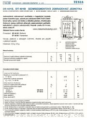 DT401B datasheet pdf Tesla Elektronicke