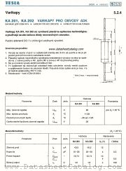 KA202 datasheet pdf Tesla Elektronicke