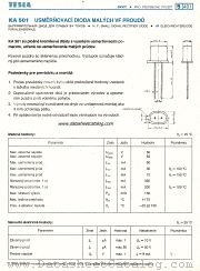 KA501 datasheet pdf Tesla Elektronicke