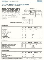KAS21/75 datasheet pdf Tesla Elektronicke