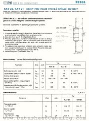 KAY20 datasheet pdf Tesla Elektronicke
