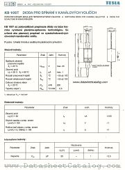 KB105T datasheet pdf Tesla Elektronicke