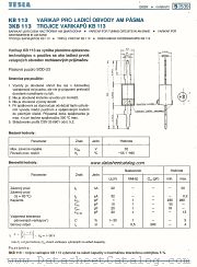 3KB113 datasheet pdf Tesla Elektronicke