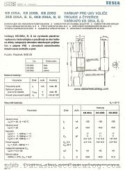 4KB205B datasheet pdf Tesla Elektronicke