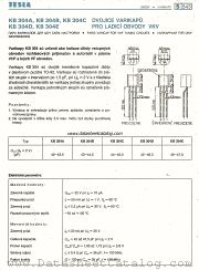KB304B datasheet pdf Tesla Elektronicke