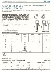 KC237B datasheet pdf Tesla Elektronicke