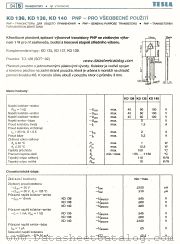 KD136 datasheet pdf Tesla Elektronicke