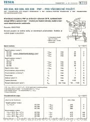 KD336 datasheet pdf Tesla Elektronicke