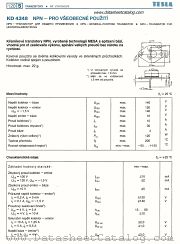 KD4348 datasheet pdf Tesla Elektronicke