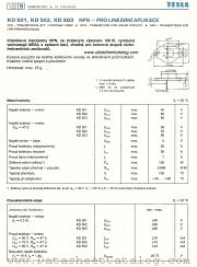 KD503 datasheet pdf Tesla Elektronicke