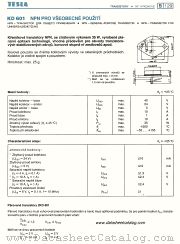 KD601 datasheet pdf Tesla Elektronicke