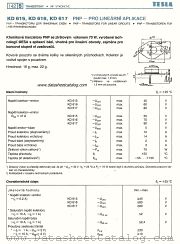 KD617 datasheet pdf Tesla Elektronicke