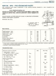 KDY56 datasheet pdf Tesla Elektronicke