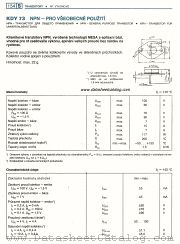 KDY73 datasheet pdf Tesla Elektronicke