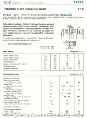KF124 datasheet pdf Tesla Elektronicke