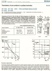 KF189 datasheet pdf Tesla Elektronicke
