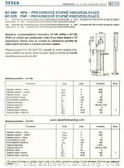 KF470 datasheet pdf Tesla Elektronicke