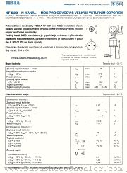 KF520 datasheet pdf Tesla Elektronicke