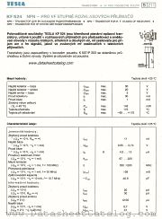 KF524 datasheet pdf Tesla Elektronicke