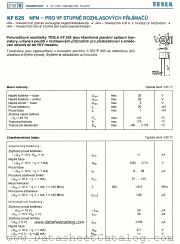 KF525 datasheet pdf Tesla Elektronicke